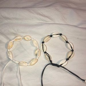 Seashell bracelets